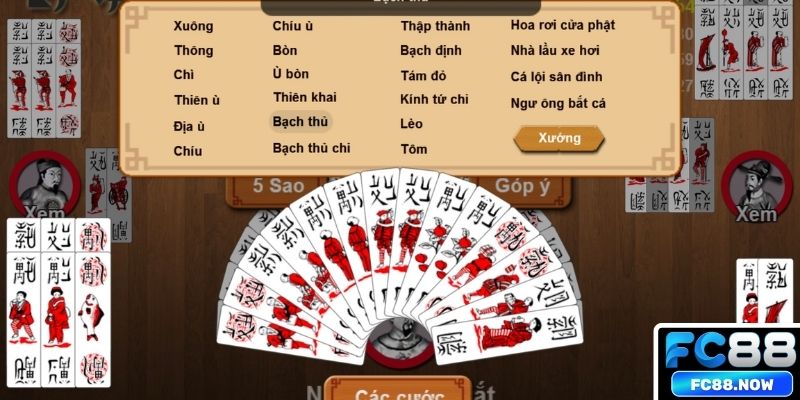 Các bước để tham gia chơi Chắn tại FC88